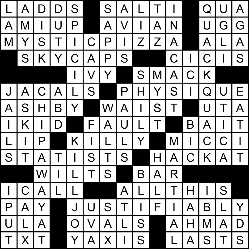 MGWCC 318 Friday July 4th 2014 Found Art Matt Gaffney s Weekly Crossword Contest