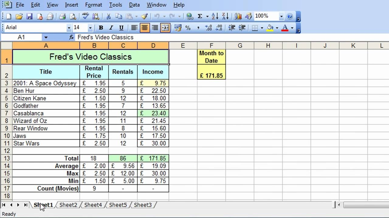 Microsoft Excel Tutorial For Beginners 31 Worksheets Pt 1 Multiple Worksheets YouTube