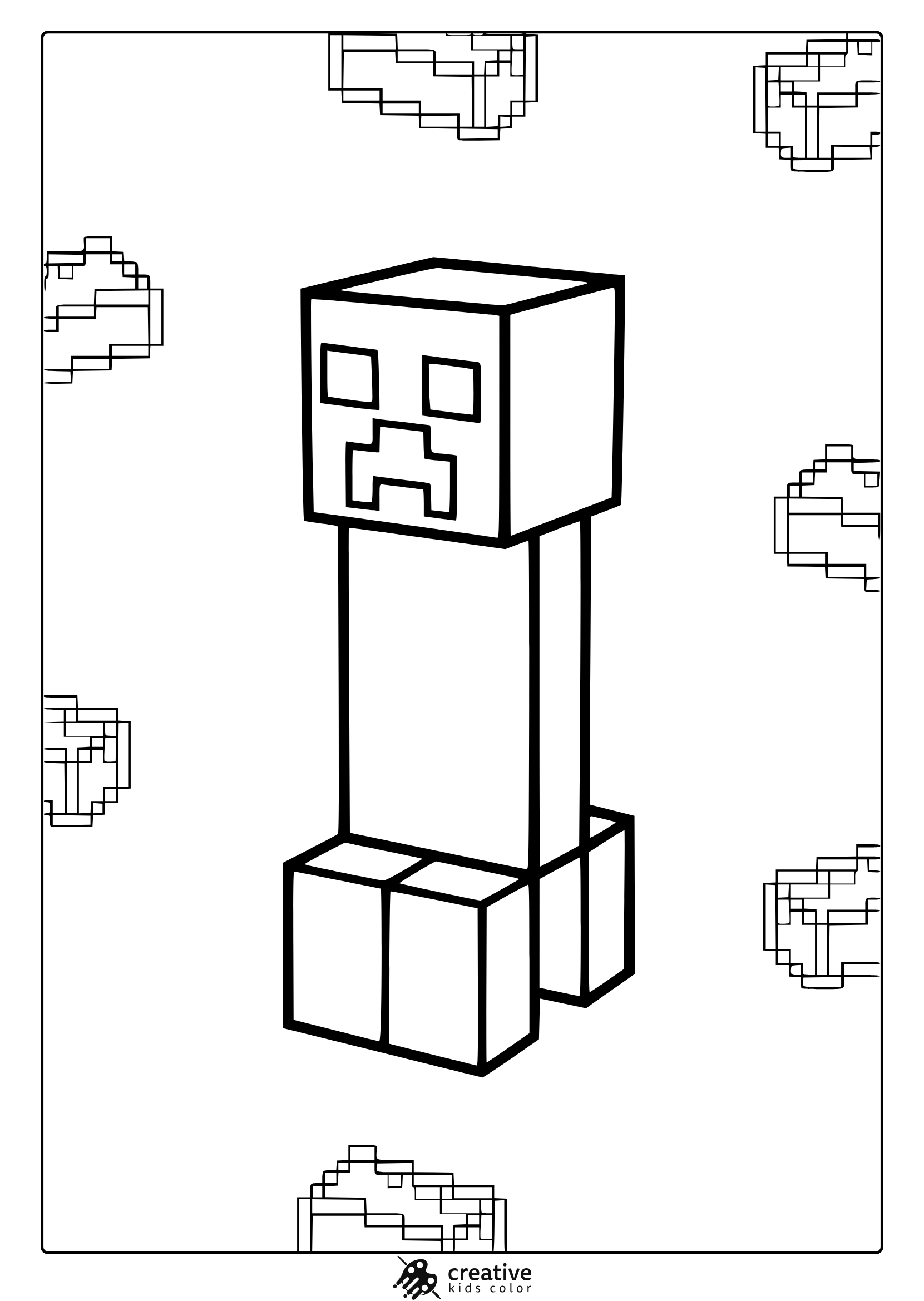 minecraft colouring pages printable free minecraft colouring pages printable free