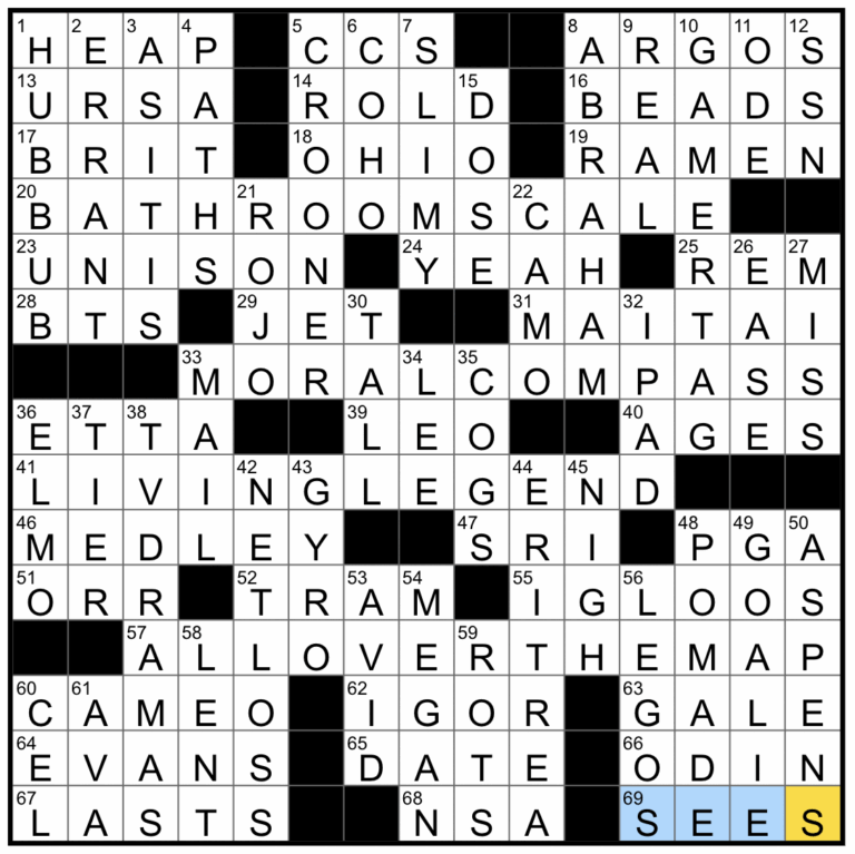 Monday March 24 2025 Diary Of A Crossword Fiend