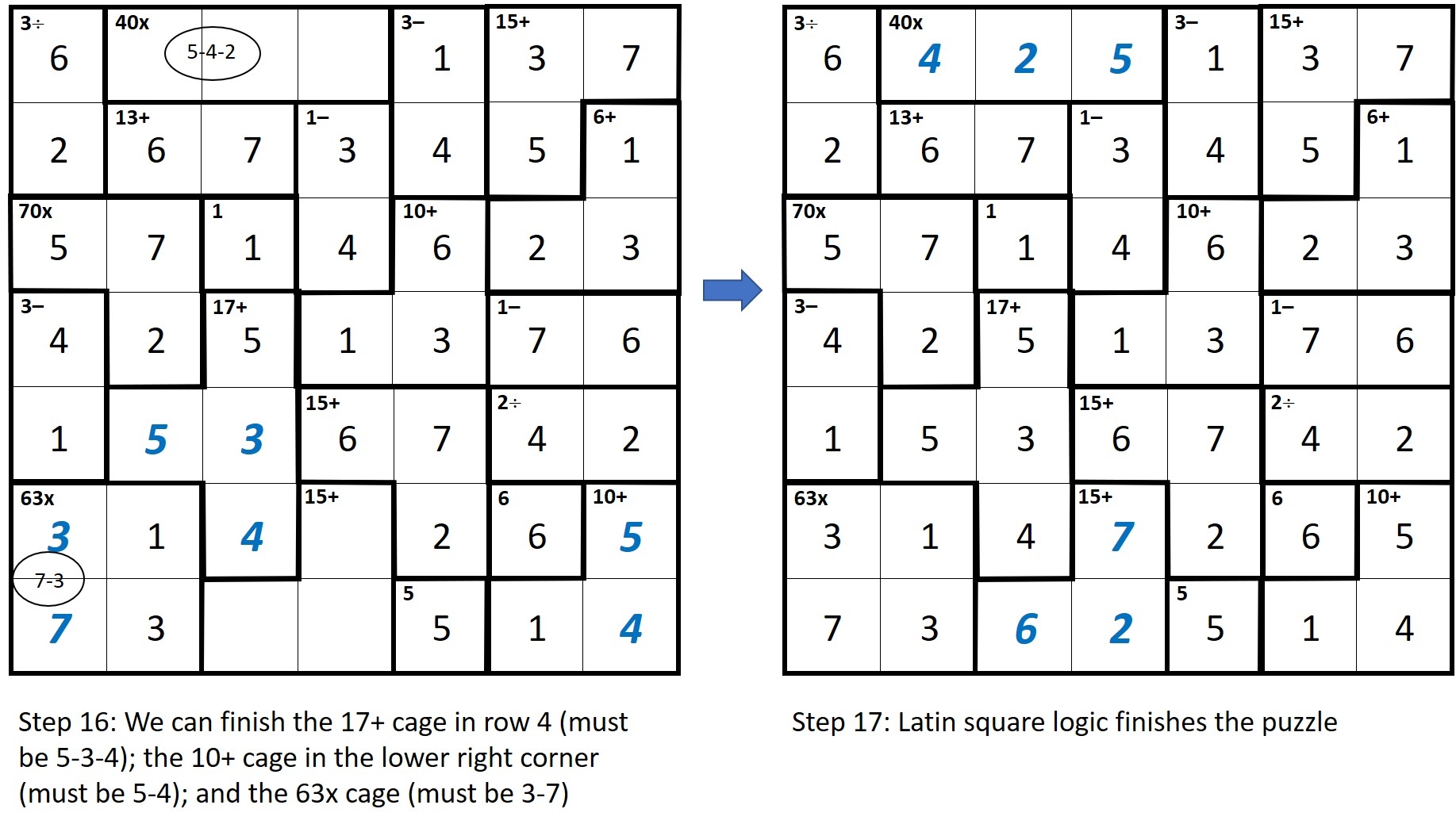 More KenKen Puzzles