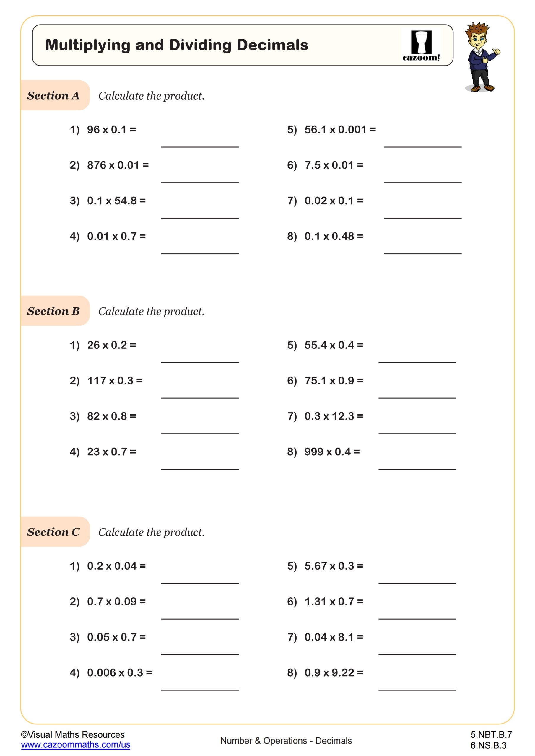 decimal worksheets 7th grade decimal worksheets 7th grade