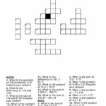 Multiplying Dividing Adding And Subtracting Fractions And Decimals Crossword WordMint