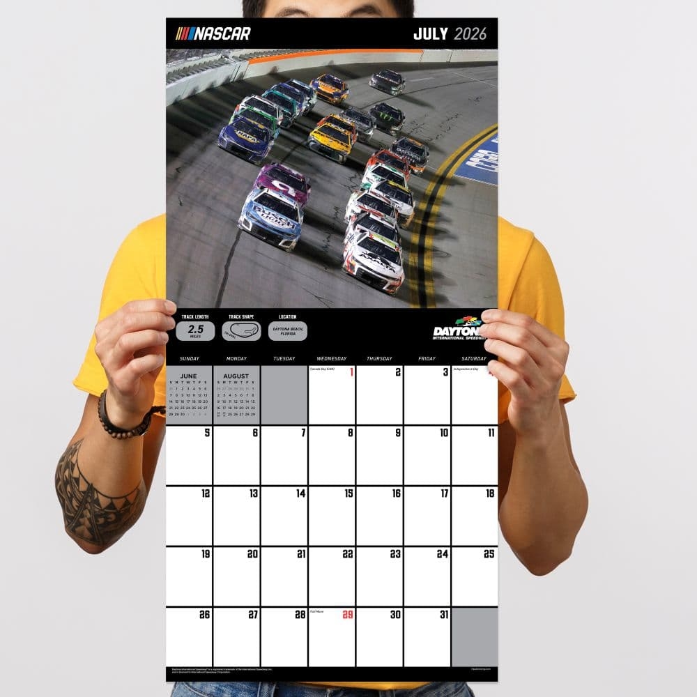 Nascar Tracks 2026 Wall Calendar Calendars