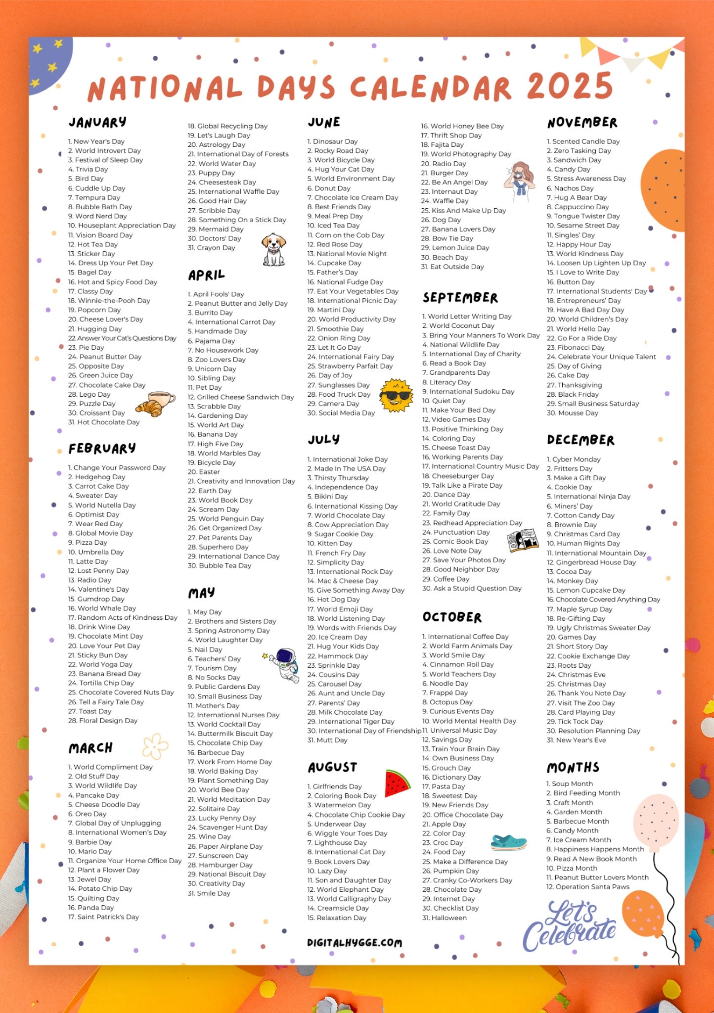 national day calendar 2025