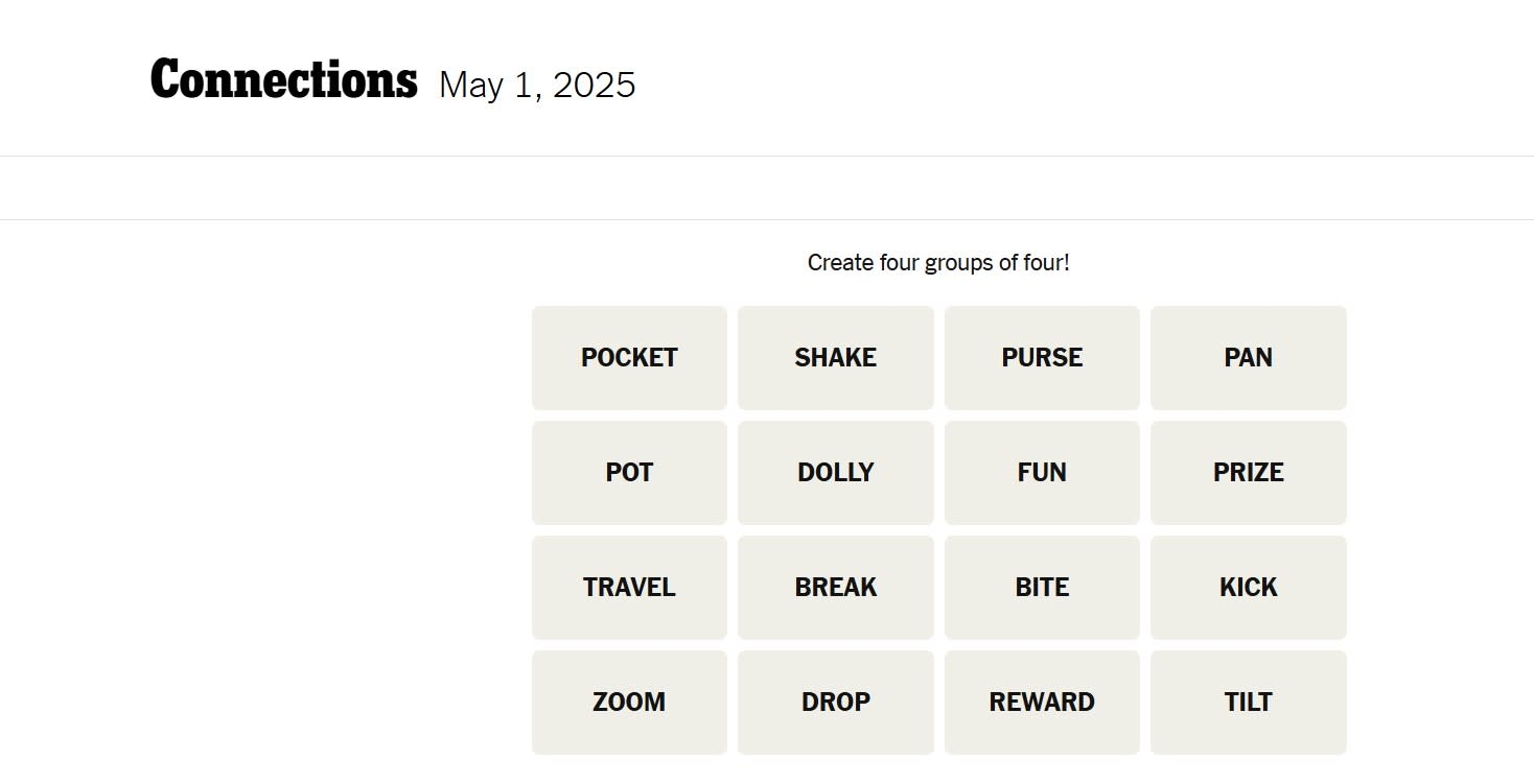nyt crossword may 1 2025