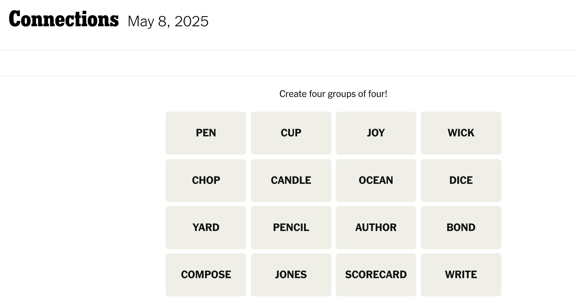 nyt crossword may 8 2025
