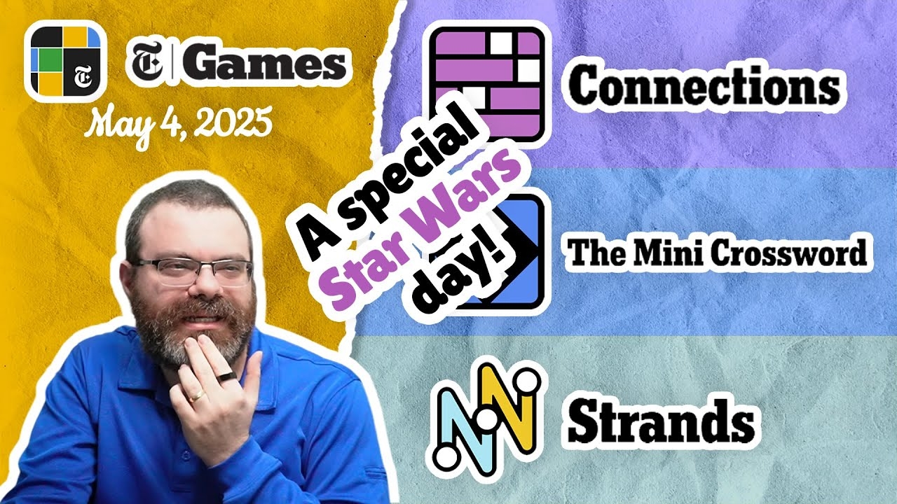 NYT Connections Mini Crossword And Strands May 4 2025 YouTube