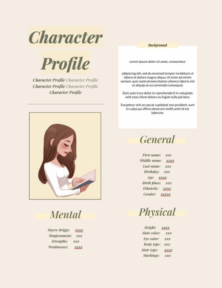 OC Template Google Docs 2025 Templates And Tutorials