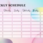 Page 3 Free And Customizable Weekly Schedule Templates Canva