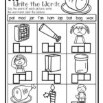 Phonics Worksheets CVC Write The Words For Kindergarten And First Grade Etsy