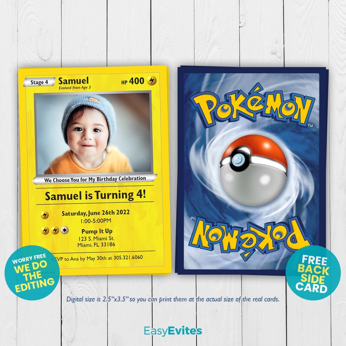 actual size printable pokemon cards