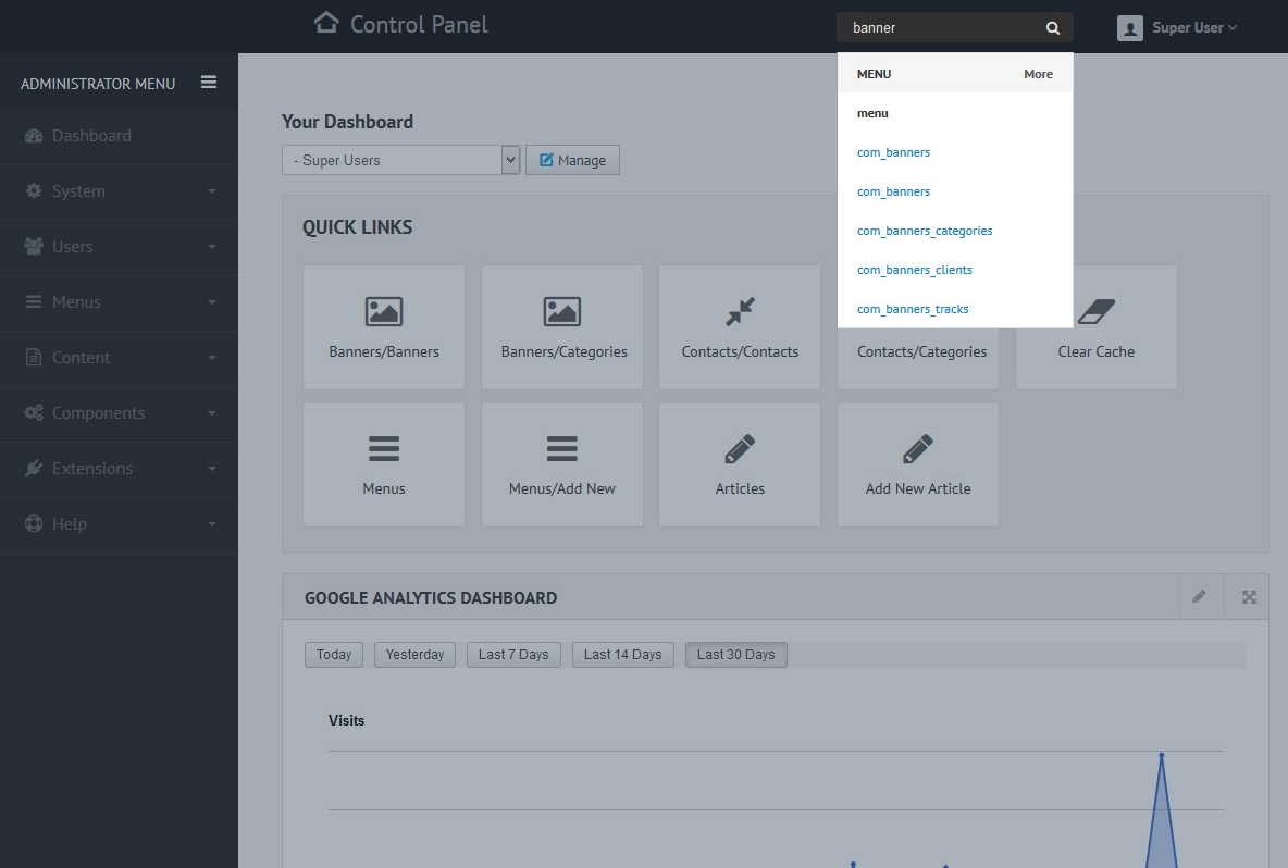 PREVIEW JA Admin Admin Template For Joomla 3 JoomlArt