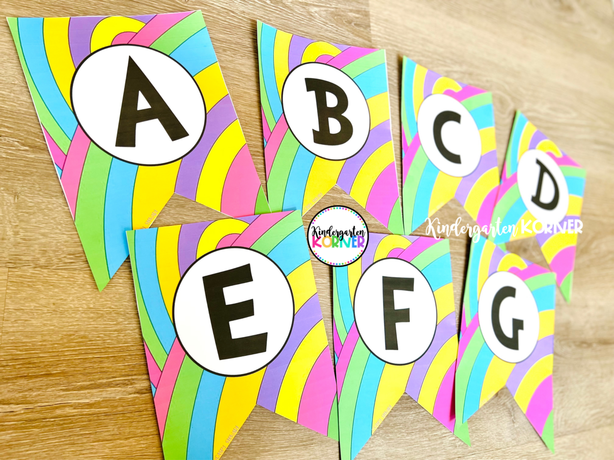 Printable Bulletin Board Letters Kindergarten Korner A Kindergarten Teaching Blog