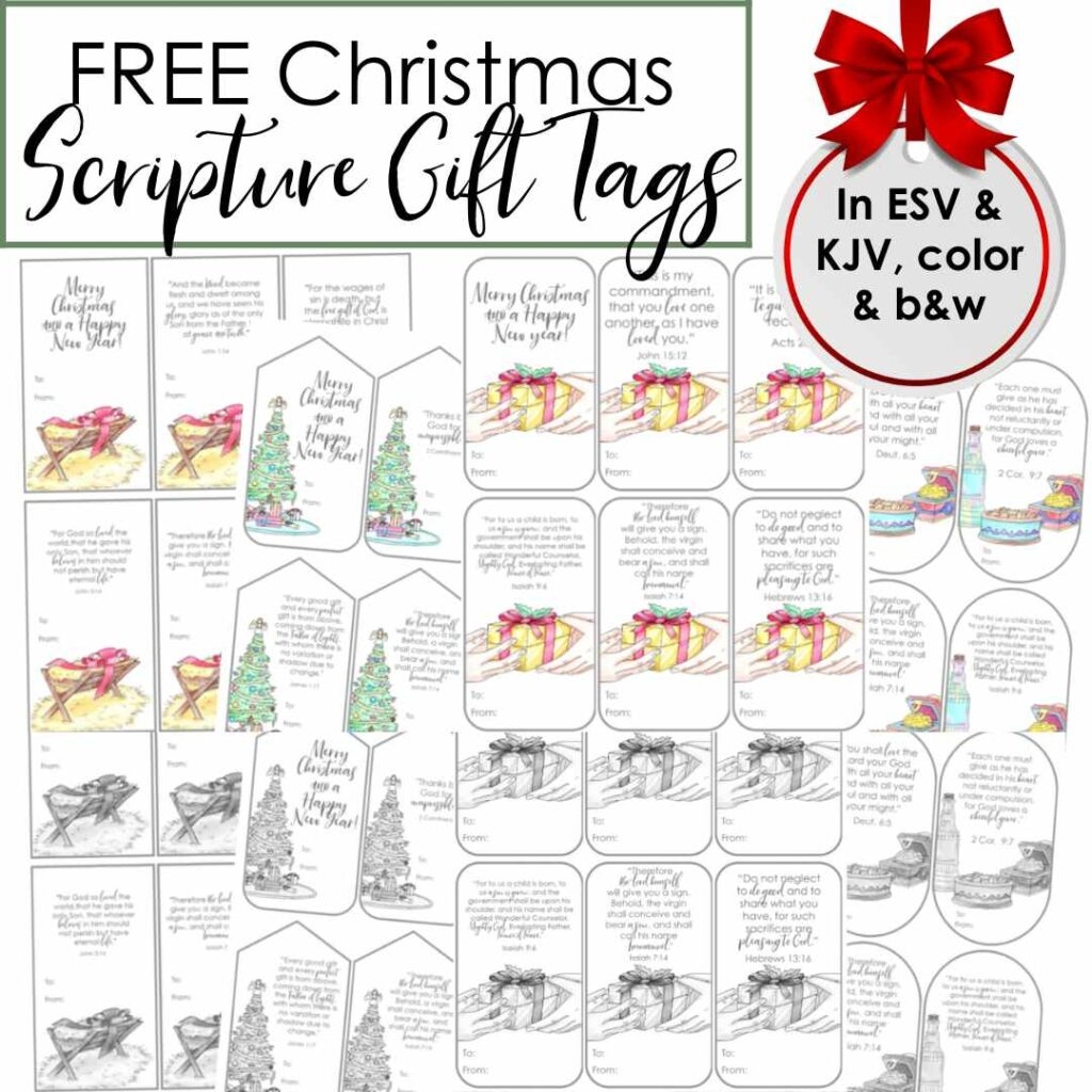 printable xmas gift tags