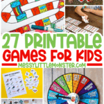 Printable Games For Kids Messy Little Monster