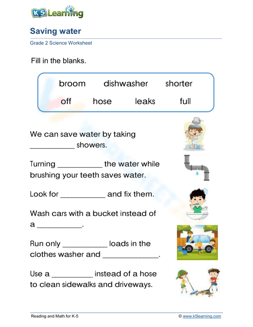 Printable Grade 2 Science Worksheets