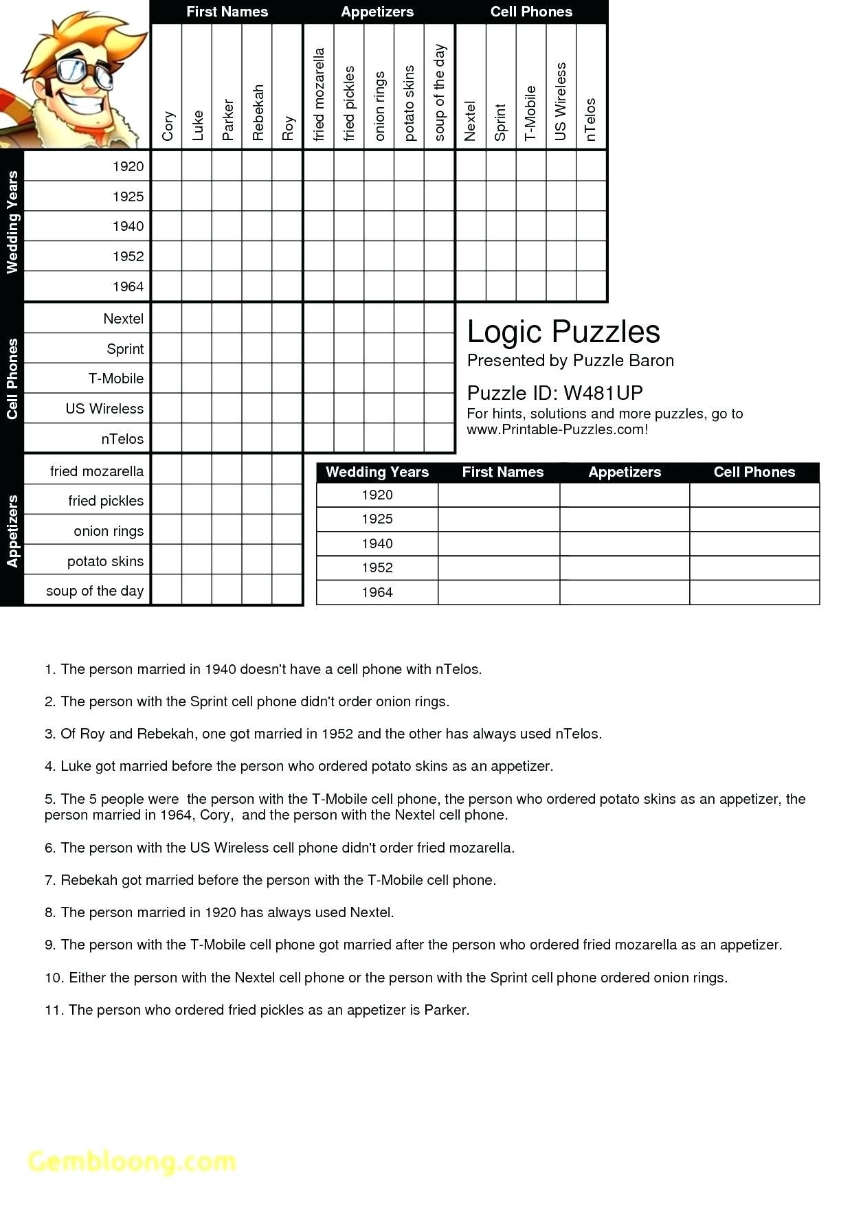 printable mind puzzle games