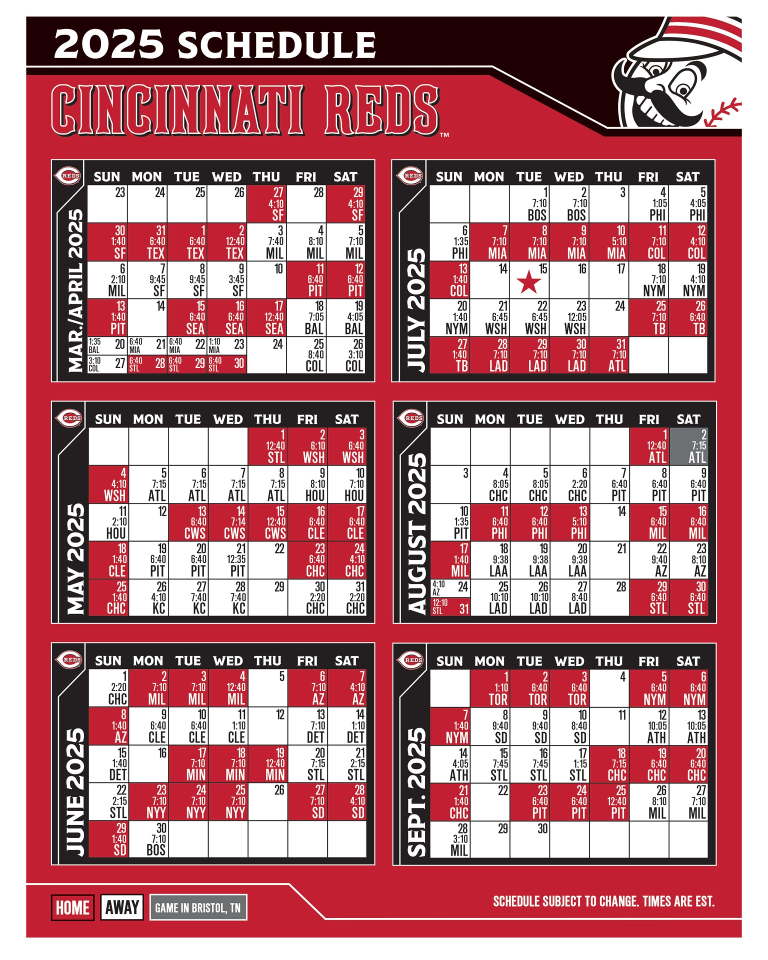 2025 mlb printable schedule