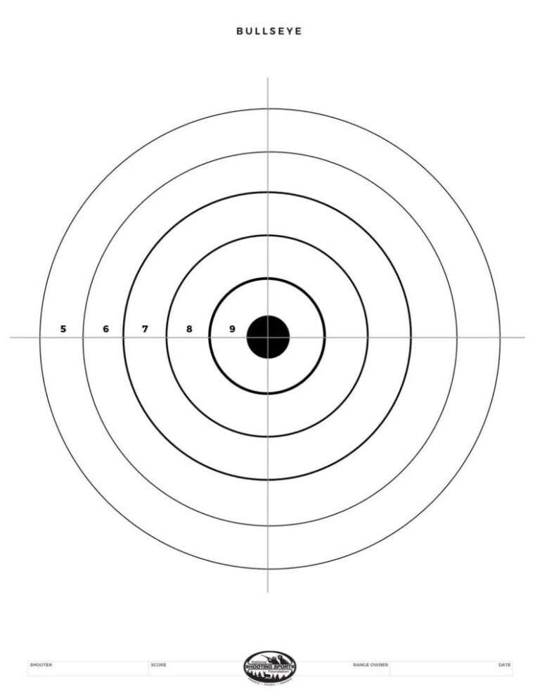 Printable Shooting Targets And Gun Targets NSSF