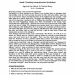 Reading Worksheets Seventh Grade Reading Worksheets