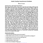 Reading Worksheets Sixth Grade Reading Worksheets