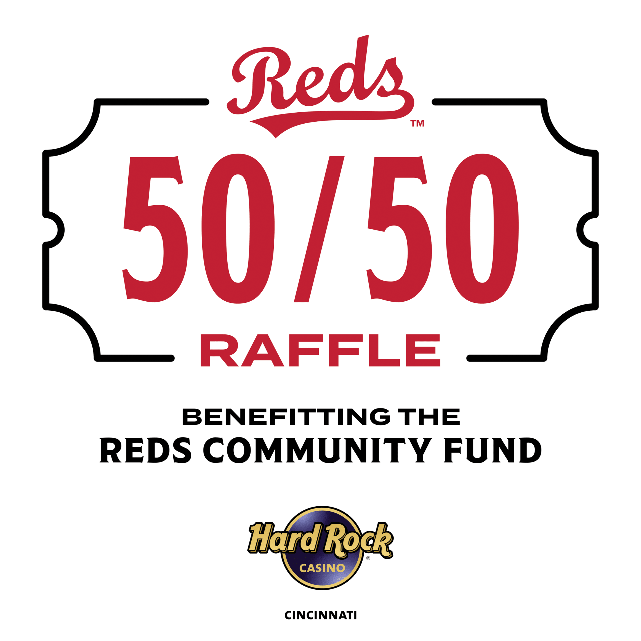 Reds 50 50 Raffle Community Cincinnati Reds
