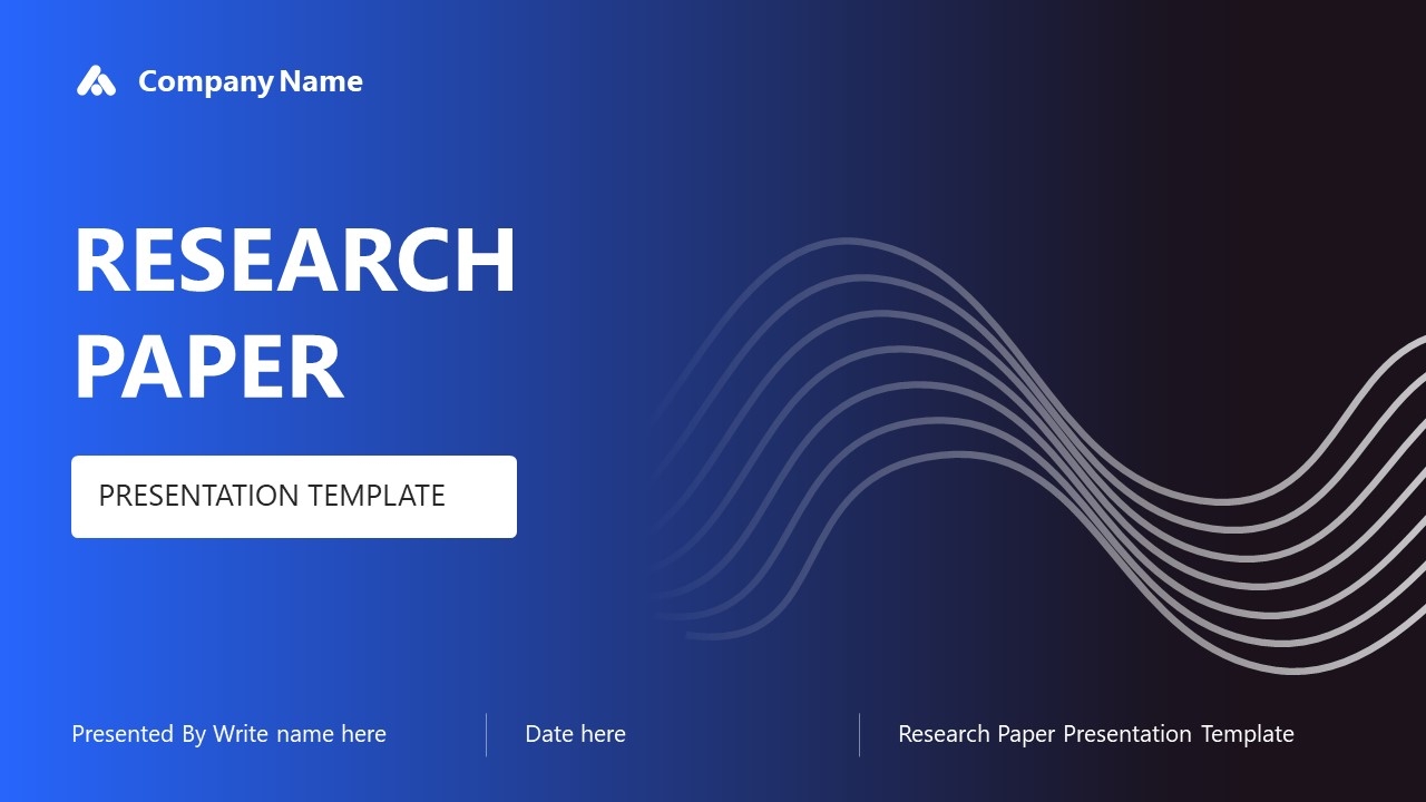 academic presentation template