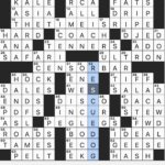 Rex Parker Does The NYT Crossword Puzzle Pirates Support Group WED 4 30 25 Stitchers Gathering Alternative To A Blur Or Pixelation Wonderland Interloper Ghani Former Afghan President