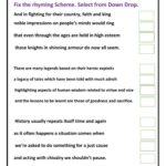 Rhyming Scheme Interactive Worksheet Live Worksheets Worksheets Library