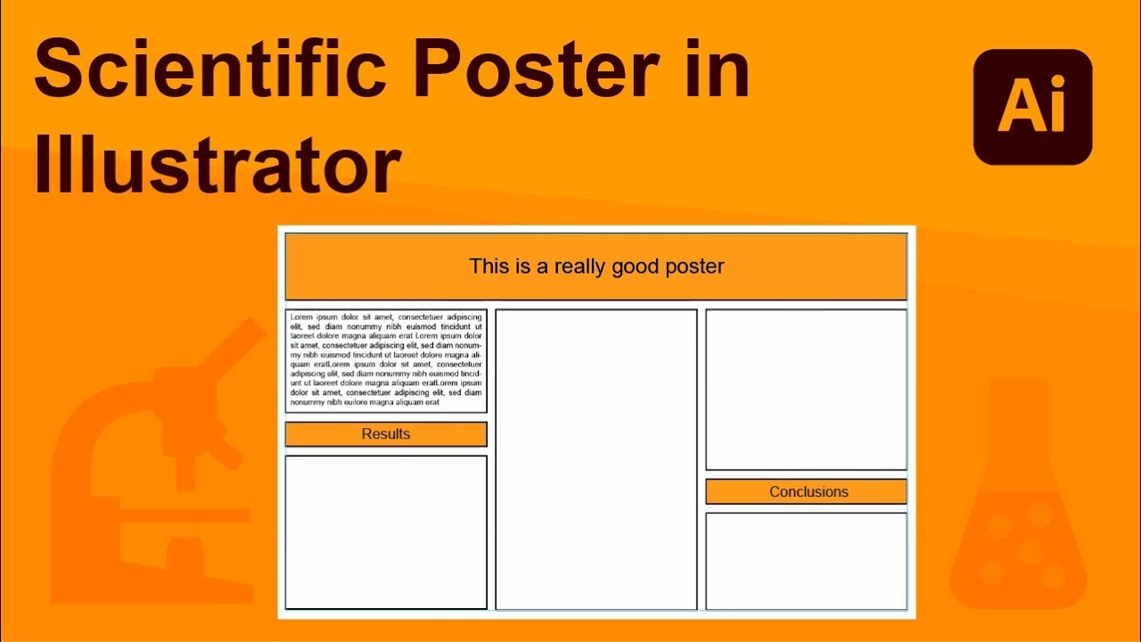 Scientific Poster In Adobe Illustrator YouTube