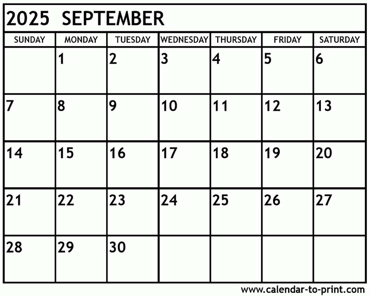 february calendar 2025 printable blank