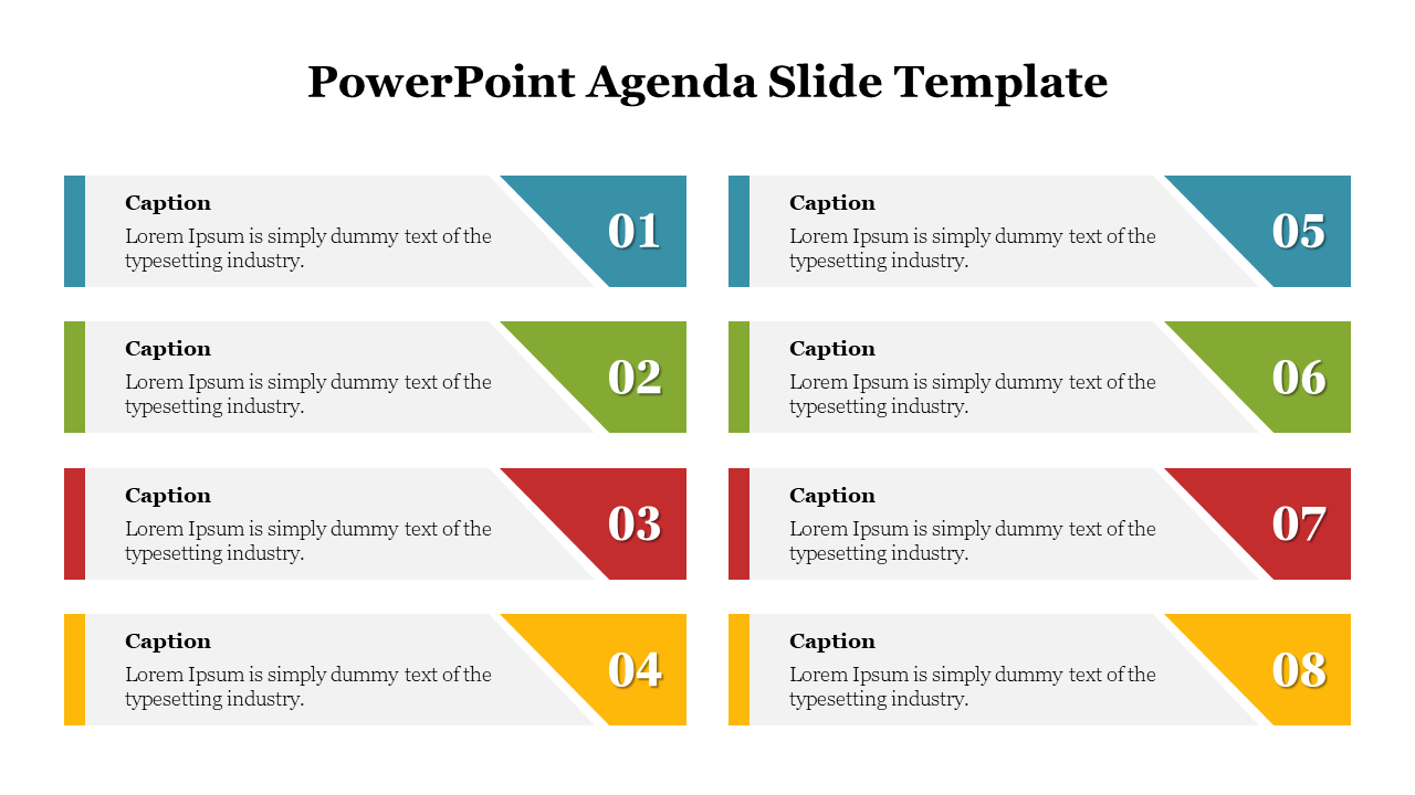 Shop Now Agenda PowerPoint And Google Slides Template