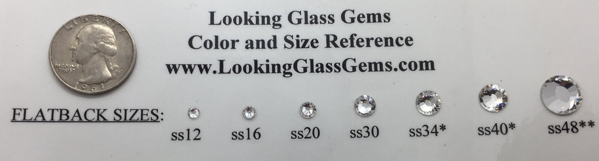 Size Guide Looking Glass Gems