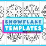 Snowflake Templates Free Printables Superstar Worksheets