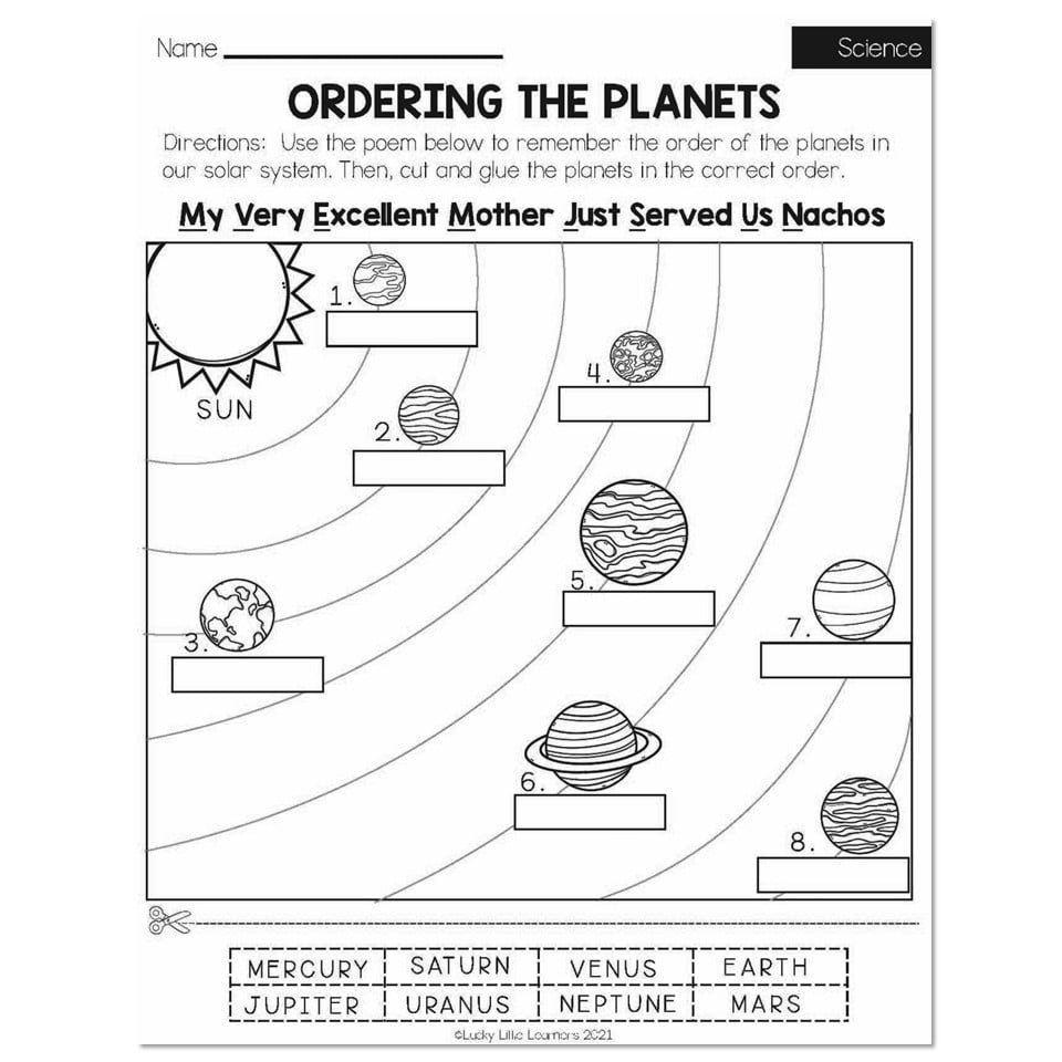 science worksheets for grade 2