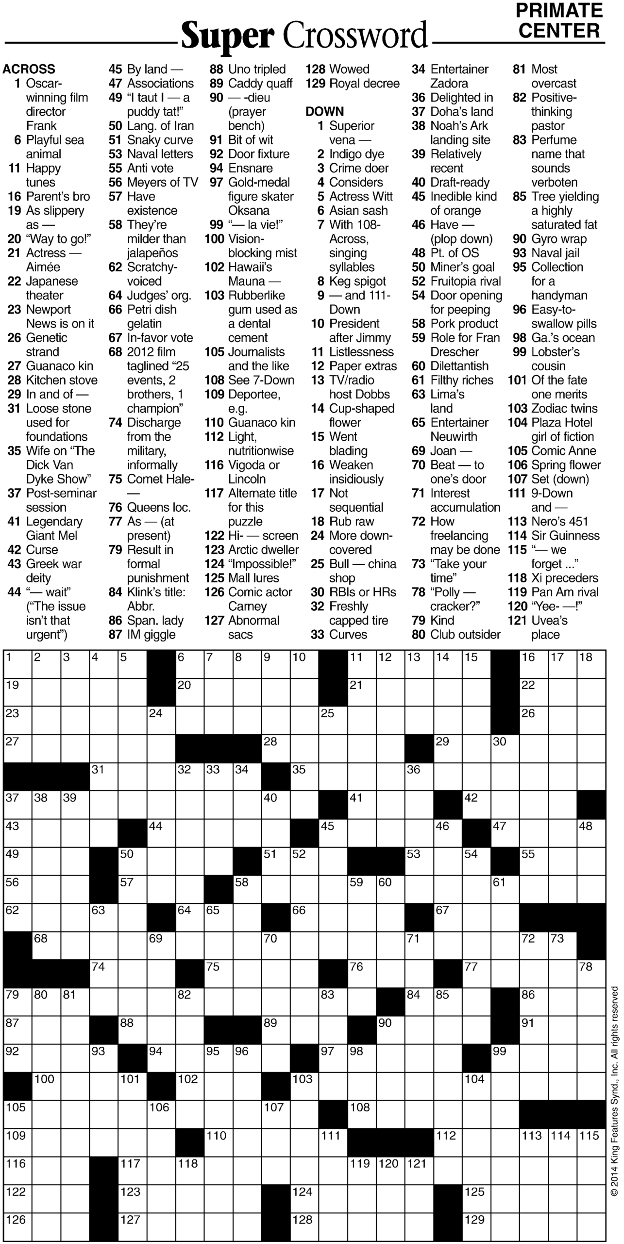 Super Crossword Puzzle Worksheets Library Super Crossword Puzzle Worksheets Library