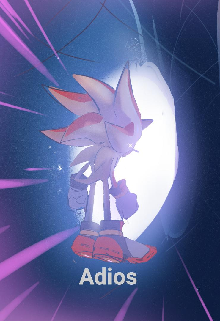 Super Shadow Adios Blank Template Imgflip
