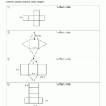 Surface Area Worksheet 6th Grade