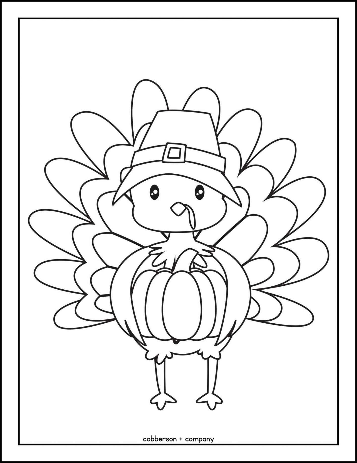free coloring pages for thanksgiving printables