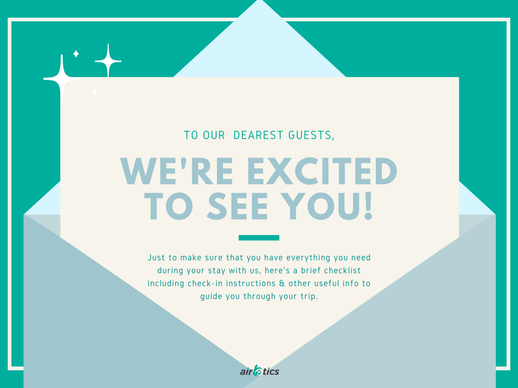 airbnb welcome message template
