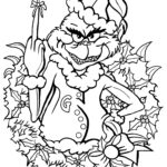 The Grinch Christmas Coloring Pages For Adults