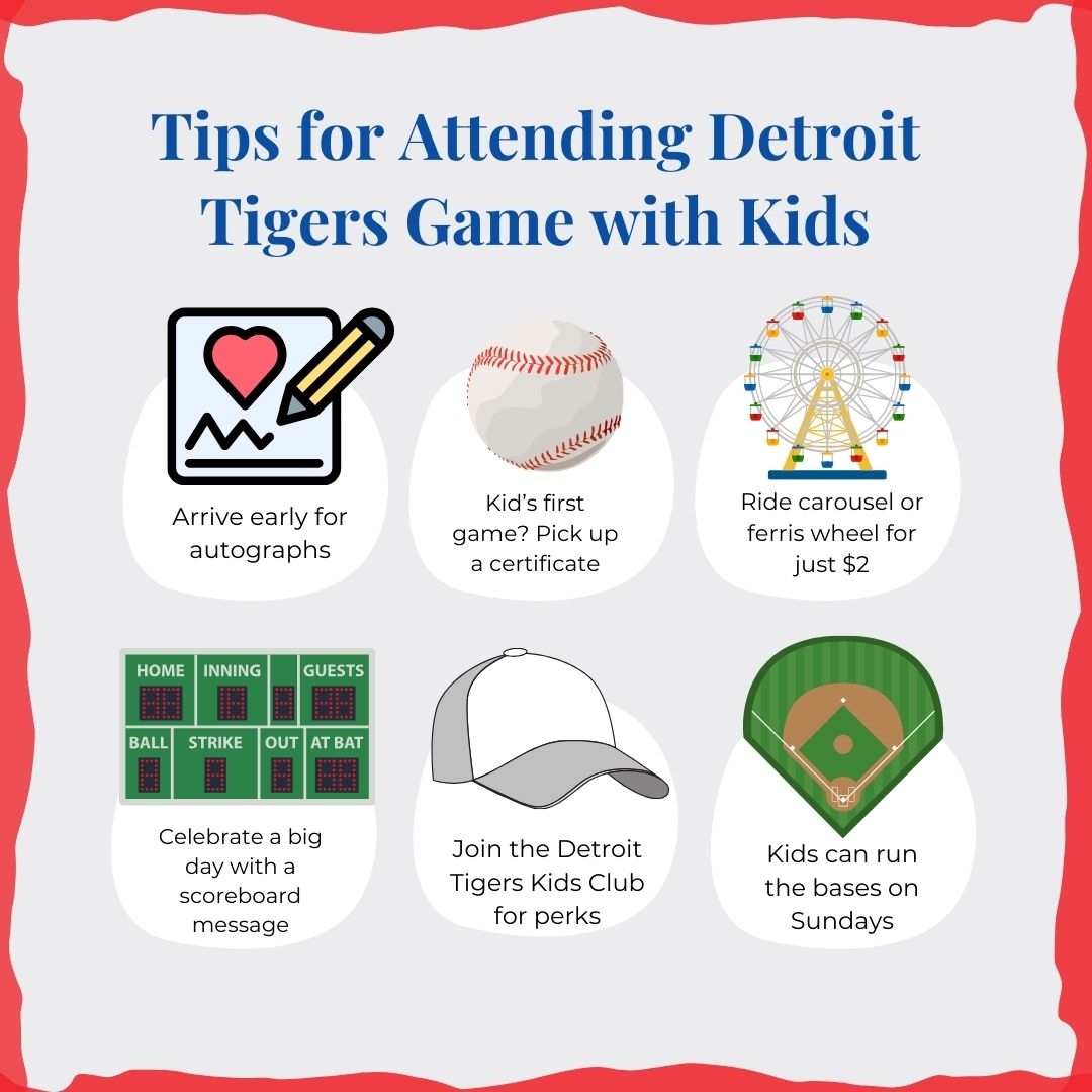 Tips For Taking Kids To A Detroit Tigers Game At Comerica Park Metro Parent