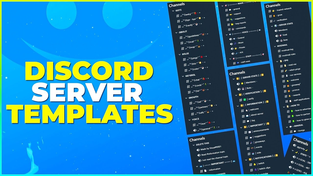 Top 10 BEST Discord Server Templates You Need To Try YouTube