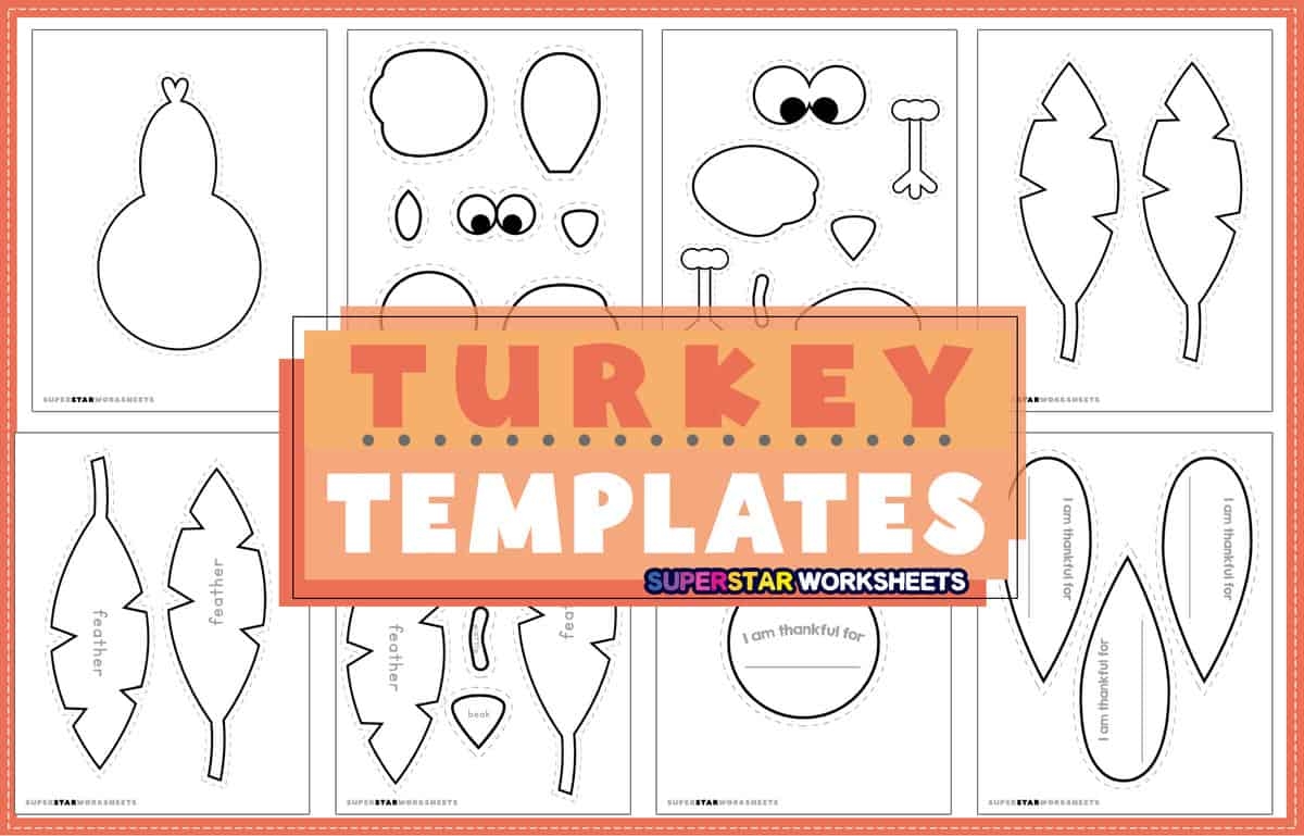 free printable turkey template
