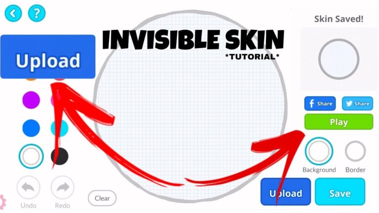 TUTORIAL CUSTOM WHITE INVISIBLE SKIN IOS NEW MOD HACK ZOOM VERSION 2 24 1 AGAR IO MOBILE YouTube
