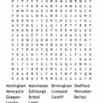 UK Cities Word Search WordMint