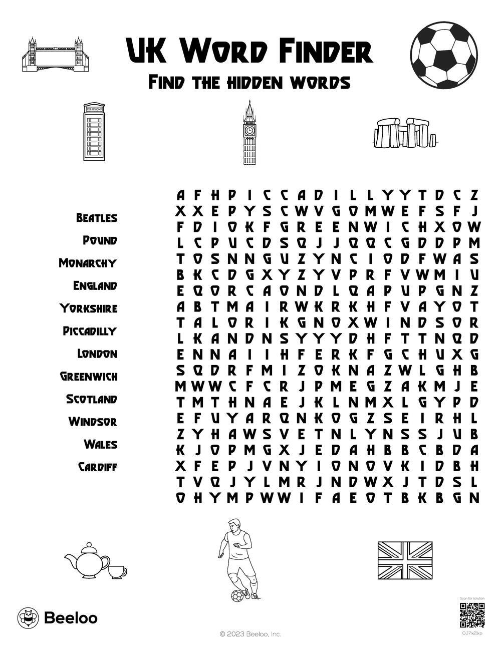 printable word puzzles uk
