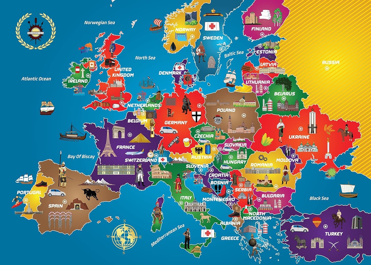 printable puzzle map of europe