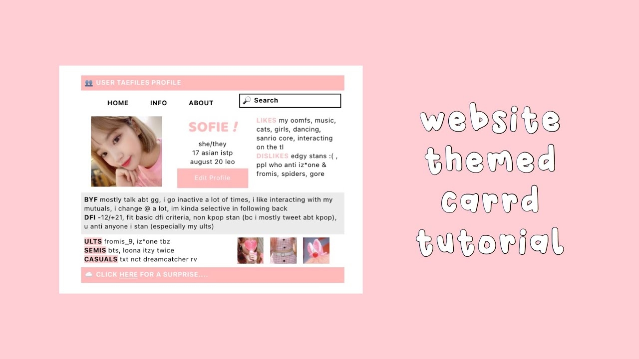  Web Themed Carrd phone Tutorial YouTube